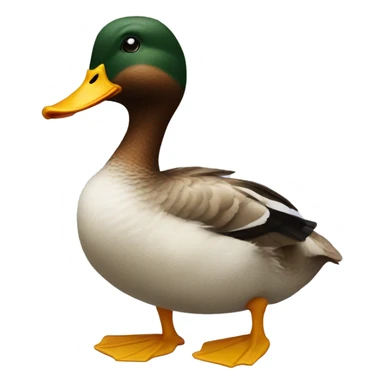 Duck from woods full body  sticker