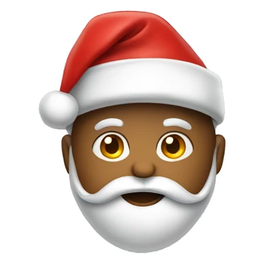 Heart wearing a santa hat sticker