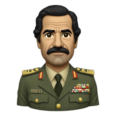 Saddam hussien sticker