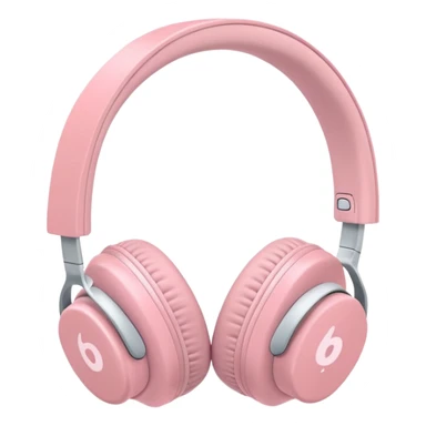 Casque bluetooth Apple rose pastel sticker