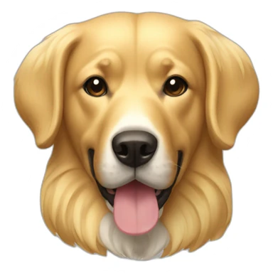 perro golden Magnolia sticker