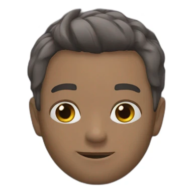 Homme chauve sticker