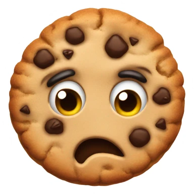 angry cookie sticker