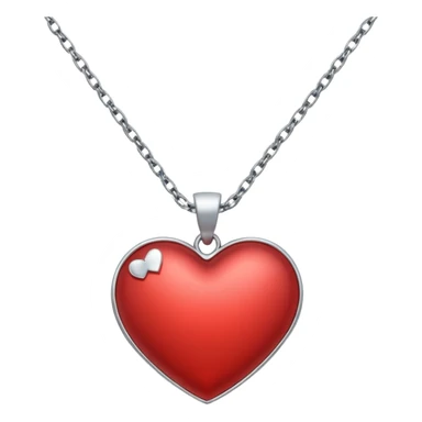 cute heart on chain sticker