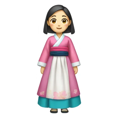 Hanbok dress  sticker