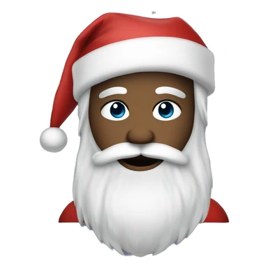 emo santa claus sticker