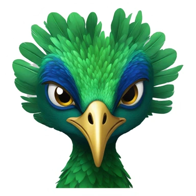Pecock sticker