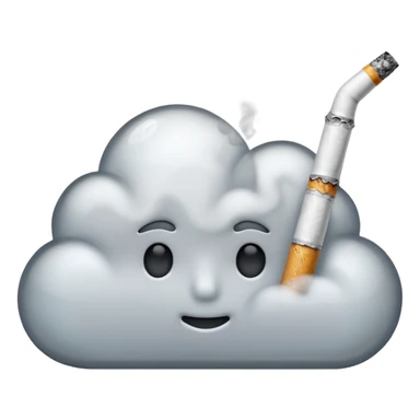 fumaça cigarro sticker