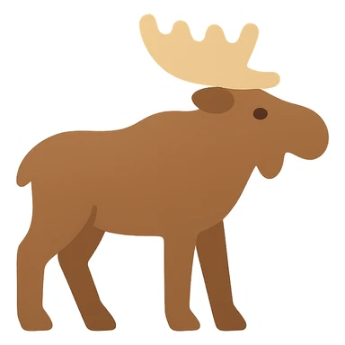 Moose sticker