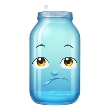glas water sad sticker