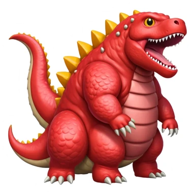  SPAM meat godzilla slop art sticker