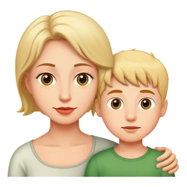 Love mother and son sticker