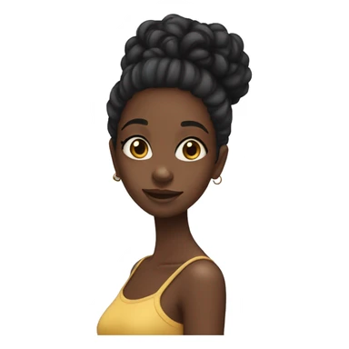 Black girl emojis  sticker