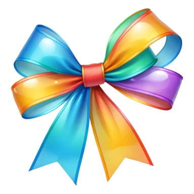 whith cute ribben like ios sticker