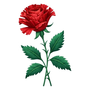 Un clavel rojo  sticker