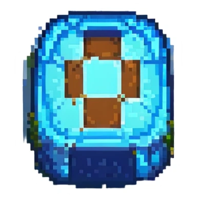 minecraft block pixel art style sticker