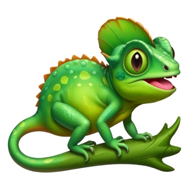 Quiero un camaleón que sea tierno y que sea parecido a él de Disney sticker