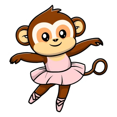 Ballerina capuchinna  sticker