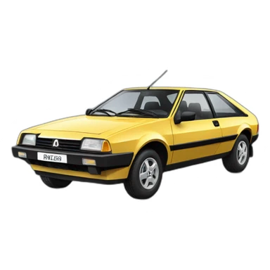 Renault fuego sticker