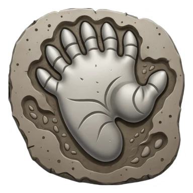 Dino Footprint sticker