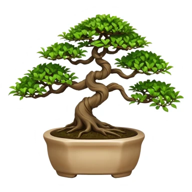 Bonsai tree sticker