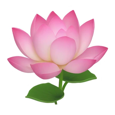 Pink lotus flower sticker