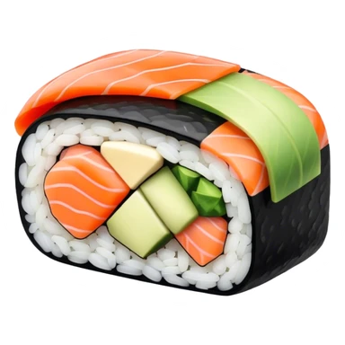 Sushi roll sticker