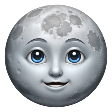 moon with no emoji sticker