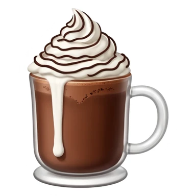 Hot chocolate sticker