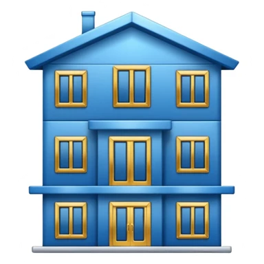 ELEMENTOS DE ARQUITECTURA COLOR AZUL sticker