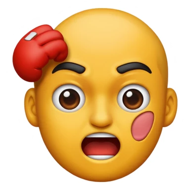 Getting Punched in the face sticker