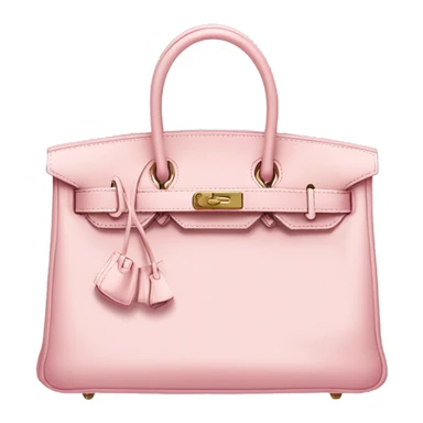 Light pink birkin Hermes bag sticker