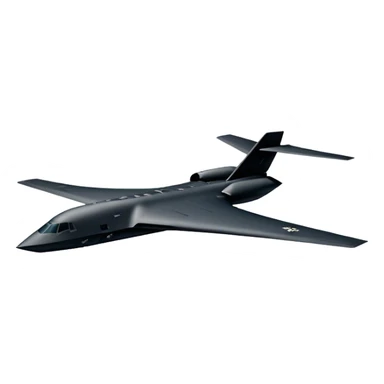 B-2 Spirit bomber - Northrop B-2 (Model Year: 2021) (Iconic colour: Stealth black) sticker