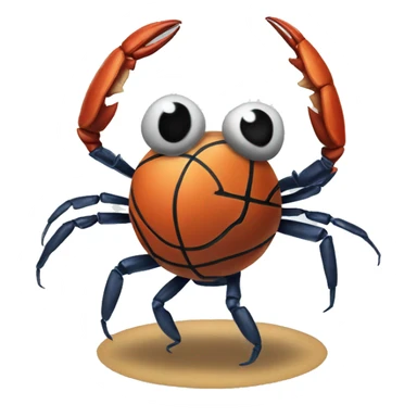 A crabsketball sticker