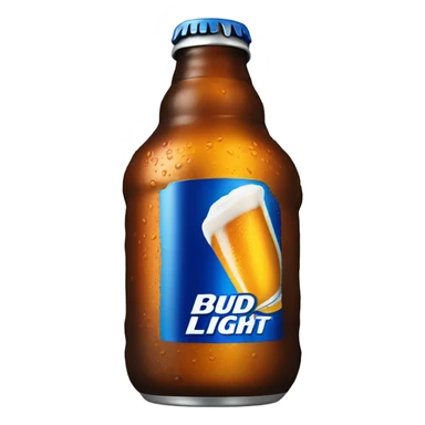 Bud light can sticker