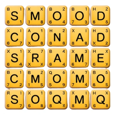 Scrabble emoji sticker