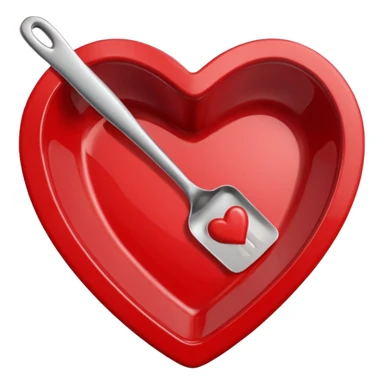 Valentine cookware heart shaped  sticker
