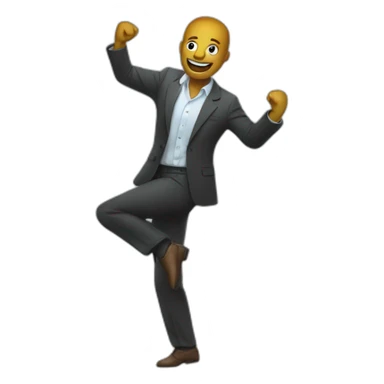 sales person dancing sticker