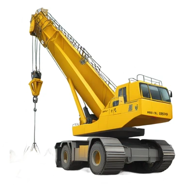 Crane construction  sticker