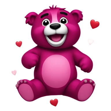 lotso with hearts sticker