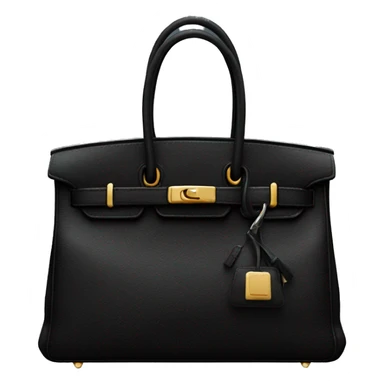Black birkin bag sticker