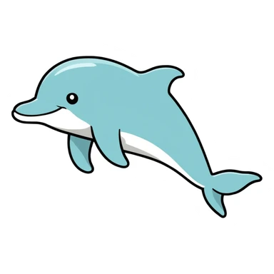 dolphin sticker