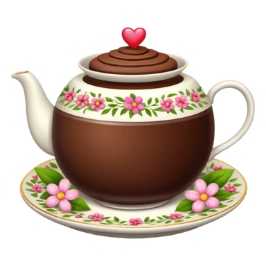 Tea and cake sticker
