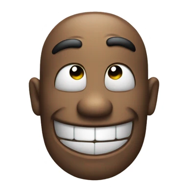 smile face with a sly smirk sticker