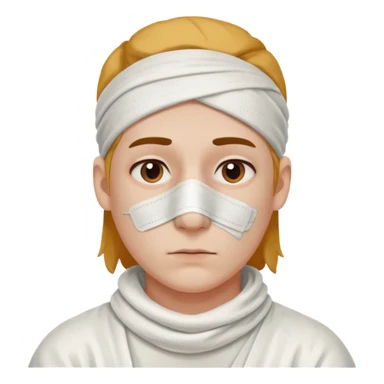 plaster on only nose sticker