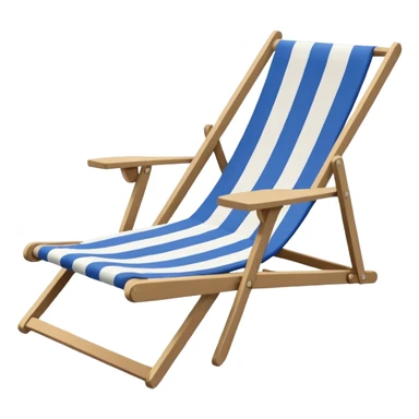 Deck chair sticker