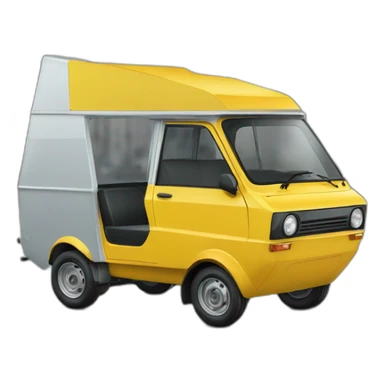 3 wheel reliant robin sticker