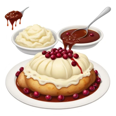 Thanksgiving dinner food fight sticker