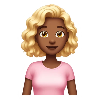 🥰 with pink hearts  sticker