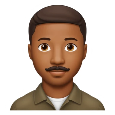 michael b jordan with stache sticker